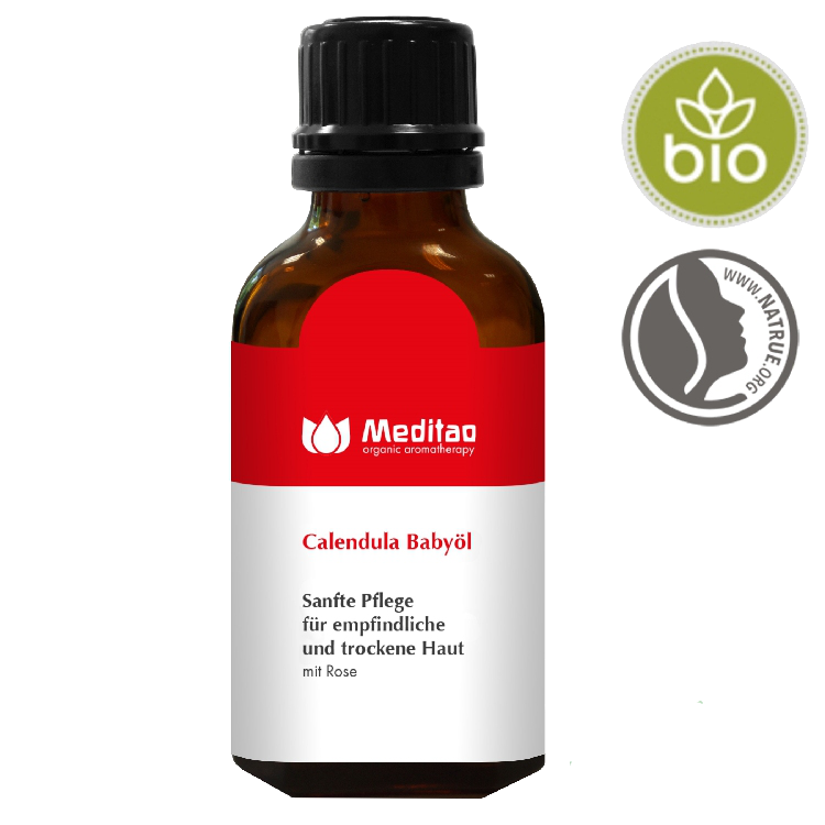 Olejek z nagietkiem dla niemowląt, 50 ml, Meditao